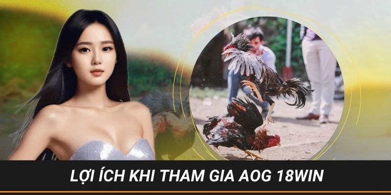 Những lợi ích điển hình khi tham gia AOG 18WIN